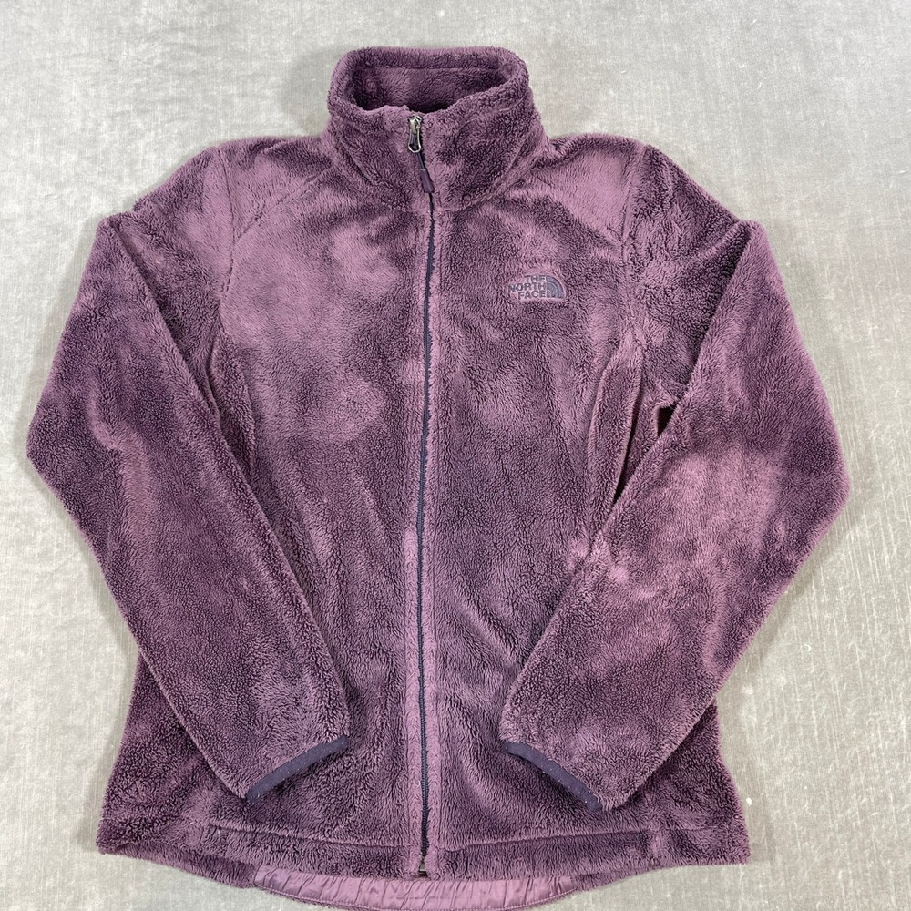 The North Face Womens Small Purple Fleece Full Zip Jacket Soft‎ Cozy